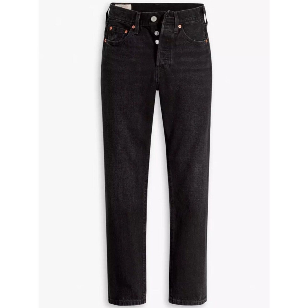 Levi's® Premium 501® Original Fit Selvedge Women's Jeans in Past Curfew - Black